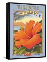 Hibiscus-Kerne Erickson-Framed Stretched Canvas