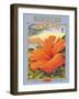 Hibiscus-Kerne Erickson-Framed Art Print