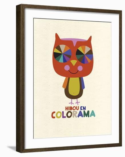 Hiboucolorama-Sophie Ledesma-Framed Giclee Print