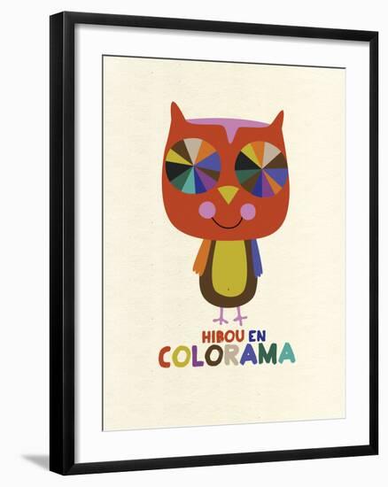 Hiboucolorama-Sophie Ledesma-Framed Giclee Print