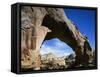 Hickman Natural Bridge, Capitol Reef National Park, Utah, USA-Charles Gurche-Framed Stretched Canvas