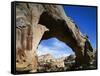 Hickman Natural Bridge, Capitol Reef National Park, Utah, USA-Charles Gurche-Framed Stretched Canvas