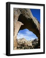 Hickman Natural Bridge, Capitol Reef National Park, Utah, USA-Charles Gurche-Framed Photographic Print