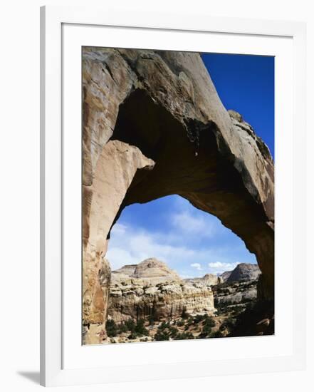 Hickman Natural Bridge, Capitol Reef National Park, Utah, USA-Charles Gurche-Framed Photographic Print