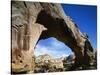 Hickman Natural Bridge, Capitol Reef National Park, Utah, USA-Charles Gurche-Stretched Canvas