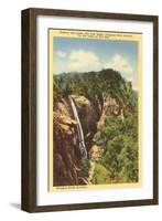 Hickory Nut Falls, Western North Carolina-null-Framed Art Print