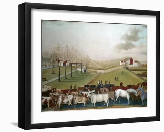 Hicks: Cornell Farm, 1848-Edward Hicks-Framed Giclee Print