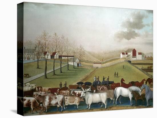 Hicks: Cornell Farm, 1848-Edward Hicks-Stretched Canvas