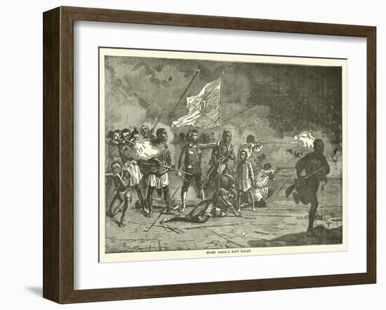 Hicks Pasha's Last Rally-null-Framed Premium Giclee Print