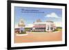 Hicks's Drive-In Restaurant, Roadside Retro-null-Framed Art Print