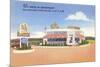 Hicks's Drive-In Restaurant, Roadside Retro-null-Mounted Art Print