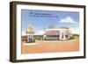 Hicks's Drive-In Restaurant, Roadside Retro-null-Framed Art Print