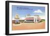 Hicks's Drive-In Restaurant, Roadside Retro-null-Framed Art Print