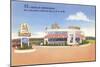 Hicks's Drive-In Restaurant, Roadside Retro-null-Mounted Art Print