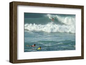 Hicpro Surfing Event, Sunset Beach, North Shore, Oahu, Hawaii-Maresa Pryor-Framed Photographic Print
