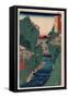 Hida-Utagawa Hiroshige-Framed Stretched Canvas