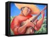 Hidalgo Campesino-Oscar Ortiz-Framed Stretched Canvas