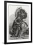 Hidatsa Warrior Dancing-Science Source-Framed Giclee Print