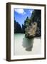 Hidden Bay with Crystal Clear Water in the Bacuit Archipelago, Palawan, Philippines-Michael Runkel-Framed Photographic Print