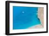 Hidden Beach Turquoise Waters-null-Framed Art Print