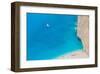 Hidden Beach Turquoise Waters-null-Framed Art Print