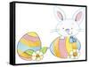 Hidden Bunny-Valarie Wade-Framed Stretched Canvas
