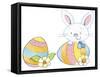 Hidden Bunny-Valarie Wade-Framed Stretched Canvas