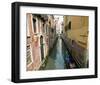 Hidden Canal in Venice Italy-null-Framed Art Print