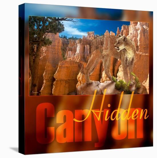 Hidden Canyon-3-Gordon Semmens-Stretched Canvas