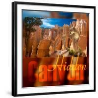 Hidden Canyon-3-Gordon Semmens-Framed Giclee Print