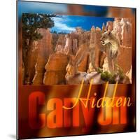 Hidden Canyon-3-Gordon Semmens-Mounted Giclee Print