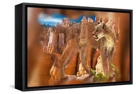 Hidden Canyon-7-Gordon Semmens-Framed Stretched Canvas