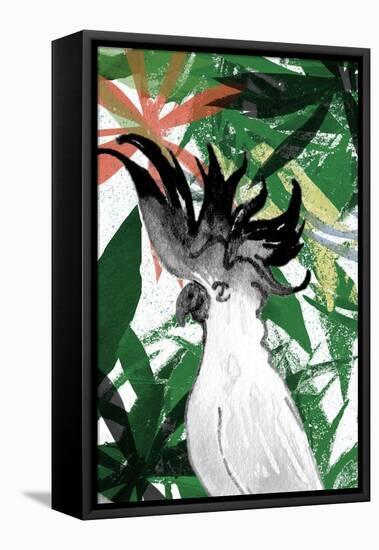 Hidden Cockatoo-Elizabeth Medley-Framed Stretched Canvas
