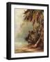 Hidden Cove-Malarz-Framed Art Print