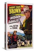 Hidden Danger, from Left: Raymond Hatton, Max Terhune, Johnny Mack Brown, 1948-null-Stretched Canvas
