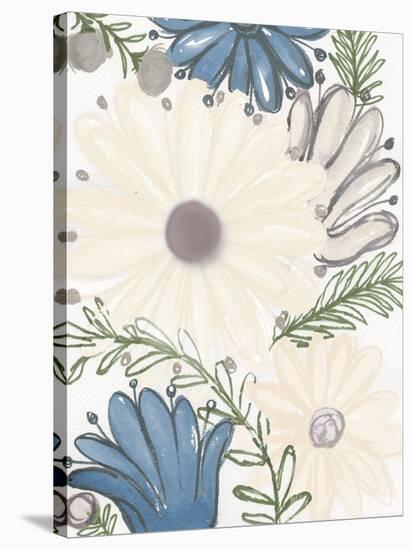 Hidden Floral I-Elizabeth Medley-Stretched Canvas