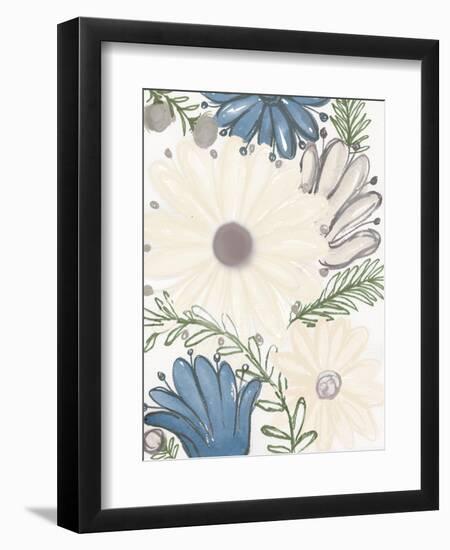 Hidden Floral I-Elizabeth Medley-Framed Art Print