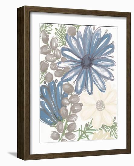 Hidden Floral II-Elizabeth Medley-Framed Art Print