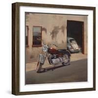 Hidden Garage-Joseph Cates-Framed Art Print