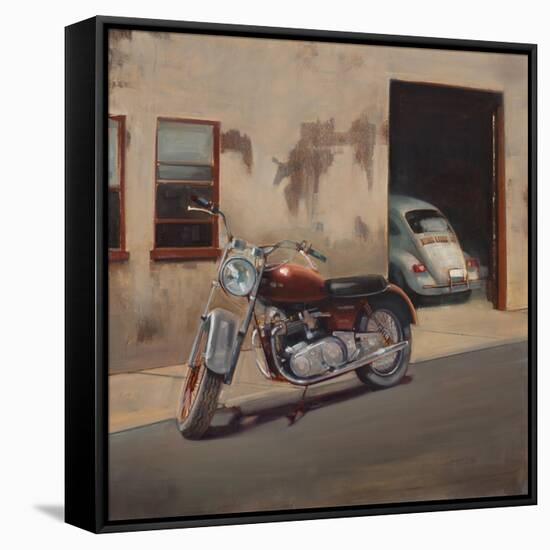 Hidden Garage-Joseph Cates-Framed Stretched Canvas