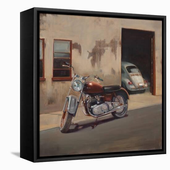 Hidden Garage-Joseph Cates-Framed Stretched Canvas