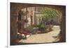 Hidden Garden - Villa Di Camigliano Tuscany-Richard Harpum-Framed Art Print