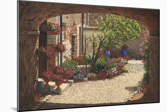 Hidden Garden - Villa Di Camigliano Tuscany-Richard Harpum-Mounted Art Print