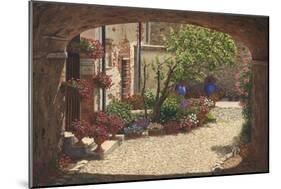 Hidden Garden - Villa Di Camigliano Tuscany-Richard Harpum-Mounted Art Print