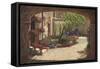 Hidden Garden - Villa Di Camigliano Tuscany-Richard Harpum-Framed Stretched Canvas