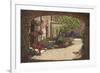 Hidden Garden - Villa Di Camigliano Tuscany-Richard Harpum-Framed Art Print