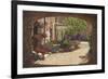 Hidden Garden - Villa Di Camigliano Tuscany-Richard Harpum-Framed Art Print