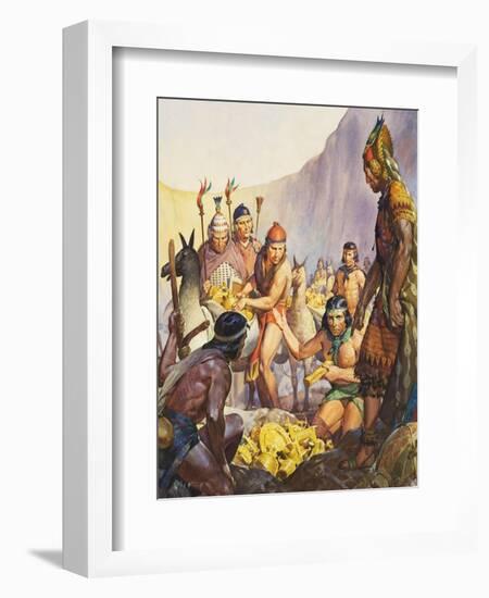 Hidden Gold of the Incas-McConnell-Framed Giclee Print