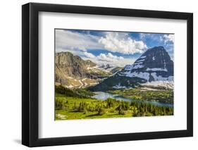 Hidden Lake, Glacier National Park, Montana-Yitzi Kessock-Framed Photographic Print