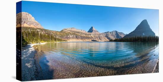 Hidden Lake in Late Afternoon, Glacier National Park, Montana, USA-null-Stretched Canvas